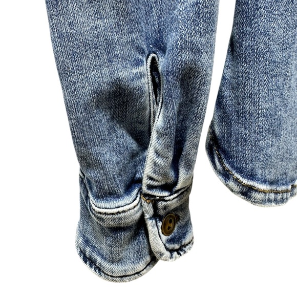 Kut from the Kloth Blue Denim Super Stretchy Jacket Size XS - Picture 5 of 6